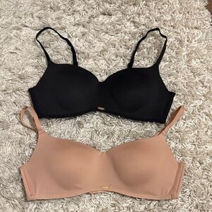 BCBGMaxAzria black & white bras-Size 34C